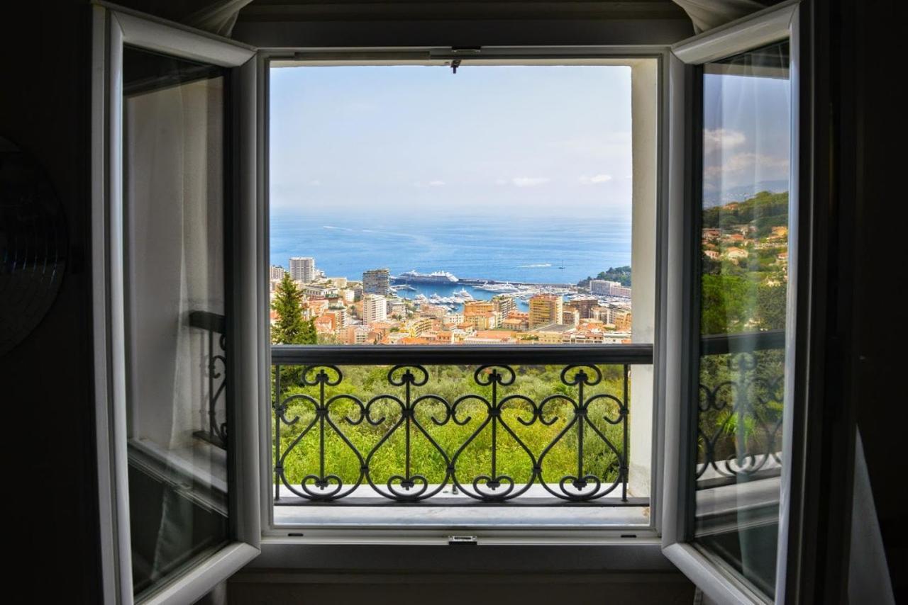 Le Mas D'Angeline, Vue Mer, Jardin Commun, Parking, Voiture Requise, 10 Min En Voiture De Monaco, Route Etroite, Pente Raide, Croisement Limite, Sea View, Shared Garden, Parking, Car Required, 10 Min Drive From Monaco, Narrow Steep Road, Limited Pass Beausoleil Buitenkant foto