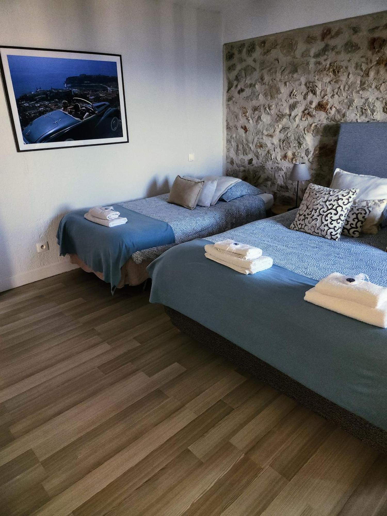 Le Mas D'Angeline, Vue Mer, Jardin Commun, Parking, Voiture Requise, 10 Min En Voiture De Monaco, Route Etroite, Pente Raide, Croisement Limite, Sea View, Shared Garden, Parking, Car Required, 10 Min Drive From Monaco, Narrow Steep Road, Limited Pass Beausoleil Buitenkant foto